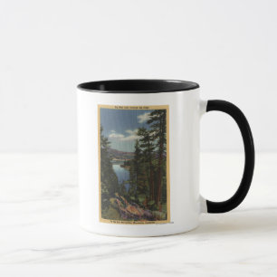 Mug Vue du lac par les pins # 2