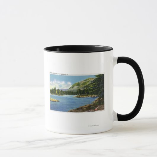Mug Vue du lac sur la montagne Elephant (Droite)