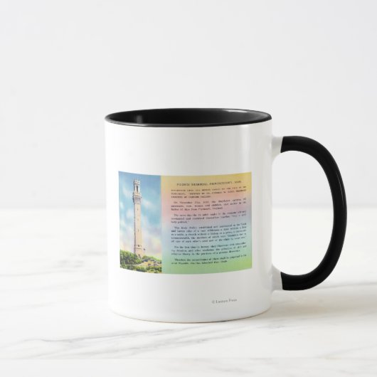 Mug Vue du Mémorial du pèlerin et bref renseignements (Droite)