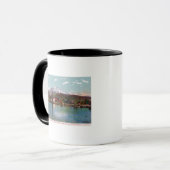 Mug Vue du mont Shasta de l'écloserie de poisson (Devant gauche)