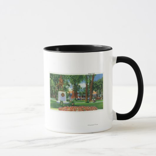 Mug Vue du monument au parc Wisner (Droite)