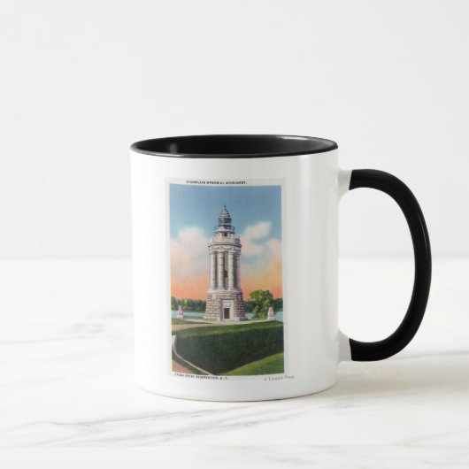 Mug Vue du monument commémoratif Champlain (Droite)