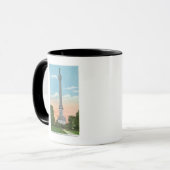 Mug Vue du monument de Brock (Devant gauche)