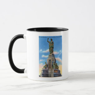 Mug Vue du monument de Nat'l aux ancêtres américains