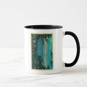 Mug Vue du Mt. HighwayLake rose Tahoe, CA