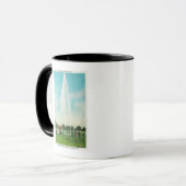 Mug Vue du Myrtledale Geyser aux sources thermales (Devant gauche)