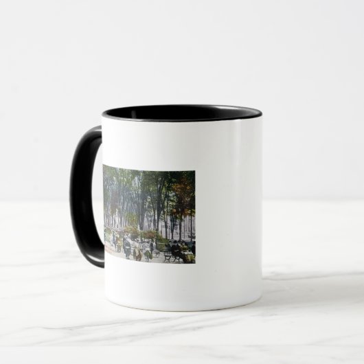 Mug Vue du parc Crescent (Devant gauche)