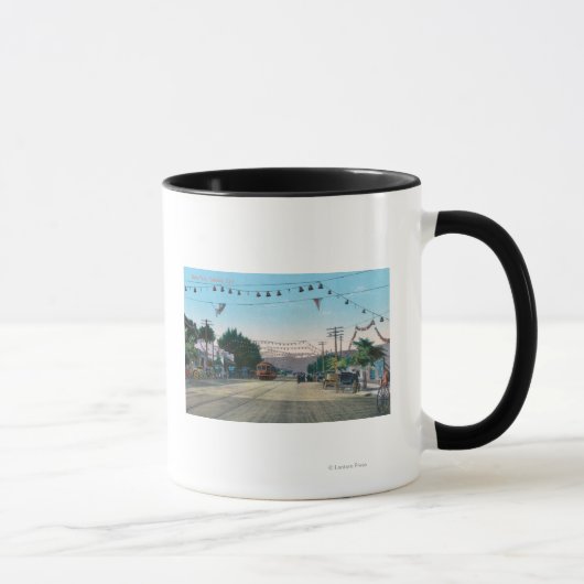 Mug Vue du parc Idora de StreetOakland, CA (Droite)