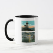 Mug Vue du phare de Brant Point (Gauche)