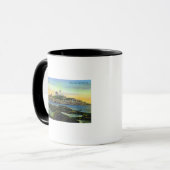 Mug Vue du phare de Nubble à York Beach (Devant gauche)