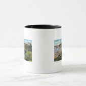 Mug Vue du phare de Nubble depuis York Beach (Centre)