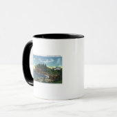 Mug Vue du phare de Owl's Head (Devant gauche)