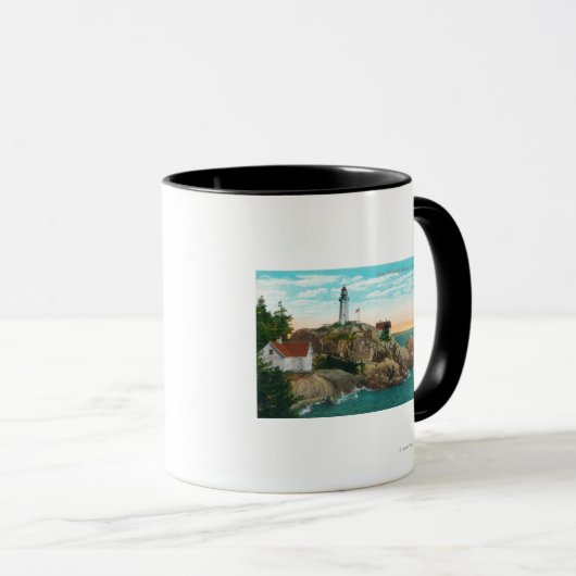 Mug Vue du phare de Point Atkinson (Devant droit)