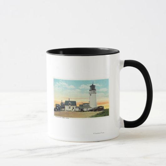 Mug Vue du phare North Truro Highland (Droite)