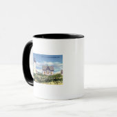 Mug Vue du phare Wood End (Devant gauche)