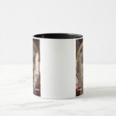 Mug Vue du plafond coffered de bibliothèque avec s (Centre)