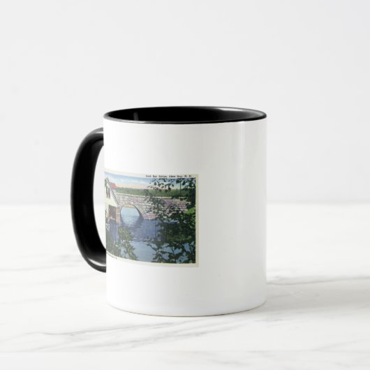 Mug Vue du pont Back Bay (Devant gauche)