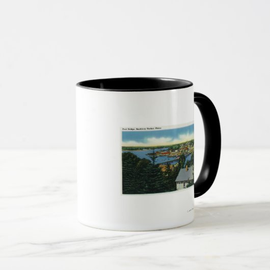 Mug Vue du pont de pied (Devant droit)