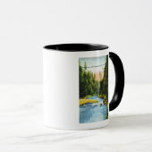 Mug Vue du pont de suspension Capilano n° 2 (Devant droit)