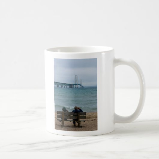 Mug Vue du pont Mackinac (Droite)