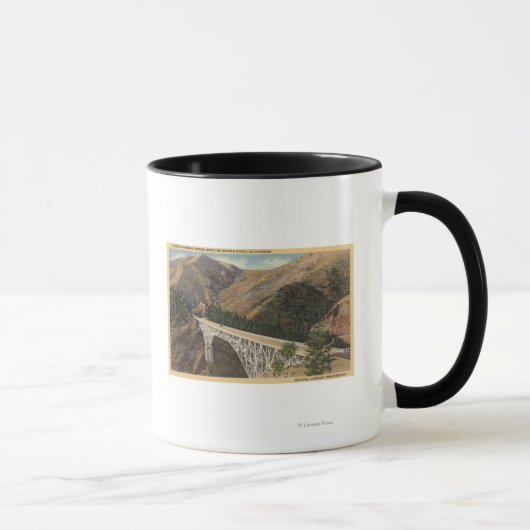 Mug Vue du pont Pacific Hwy sur Shasta (Droite)