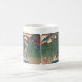 Mug Vue du pont sur la rivière Ina, Nojiri par Hiroshi (Centre)