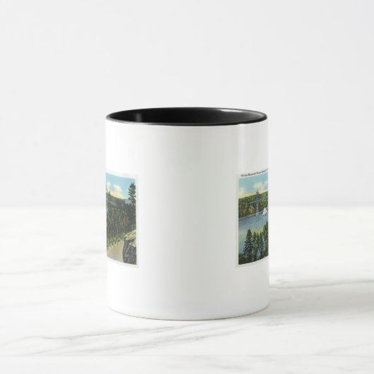 Mug Vue du pont Waldo-Hancock (Centre)