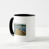 Mug Vue du port de East Side Yacht Club (Devant gauche)