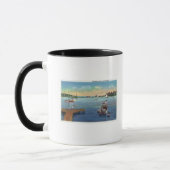 Mug Vue du port de Wychmere Harbour (Gauche)