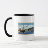Mug Vue du port, vignoble de Martha (Gauche)