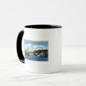 Mug Vue du port, vignoble de Martha (Devant gauche)