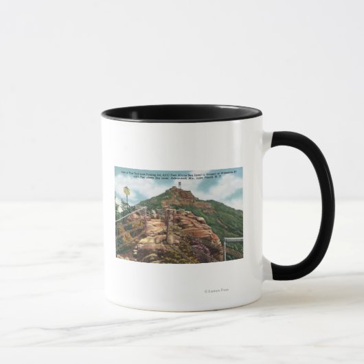 Mug Vue du sentier de marche jusqu'au sommet (Droite)