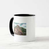Mug Vue du sentier de marche jusqu'au sommet (Devant gauche)