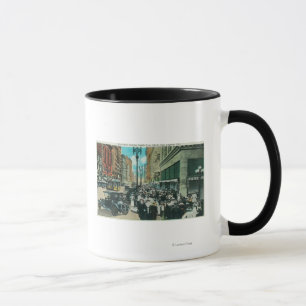 Mug Vue du sud de Broadway de 6ème rue