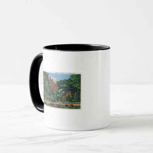 Mug Vue du temple de Sinawava (Devant gauche)