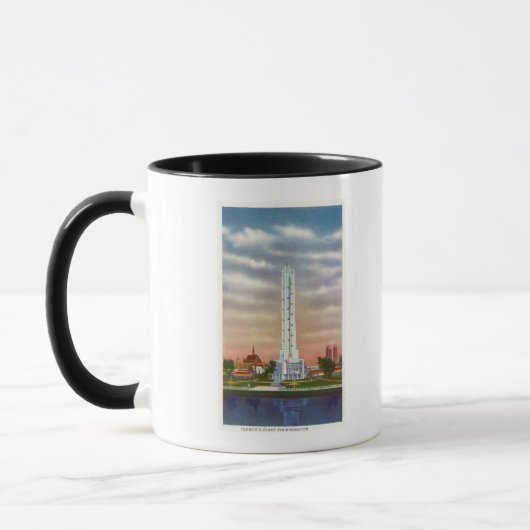 Mug Vue du thermomètre géant de Texaco (Gauche)