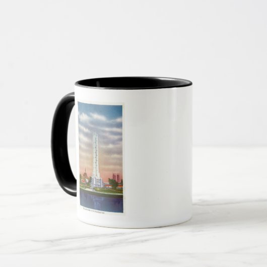 Mug Vue du thermomètre géant de Texaco (Devant gauche)