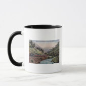 Mug Vue du train entrant dans la vallée de Yosemite (Gauche)