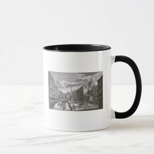 Mug Vue d'un cortège dans le Graben (Droite)