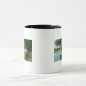 Mug Vue d'un débarquement en bateau sur la rivière rus (Centre)