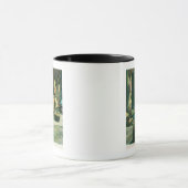 Mug Vue d'un homme qui fume de son tuyau (Centre)