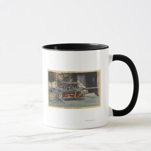 Mug Vue d'un moteur "Old Papeete" (Droite)