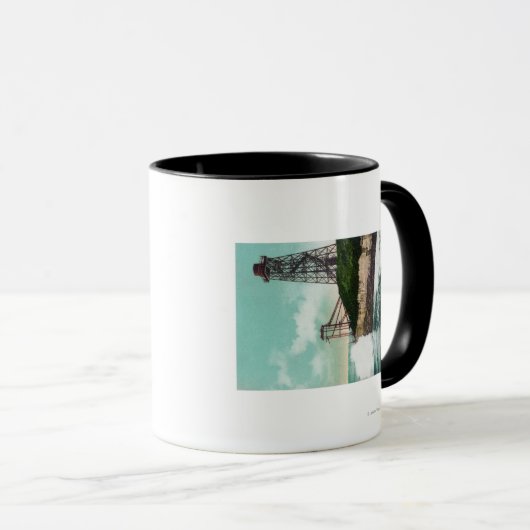 Mug Vue d'un moteur WaveSanta Cruz, CA (Devant droit)