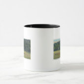Mug Vue d'un pack de paillage de cerfs (Centre)