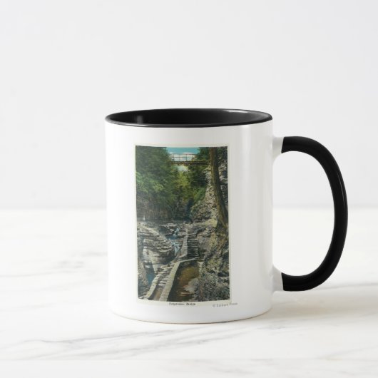 Mug Vue d'un pont suspendu (Droite)