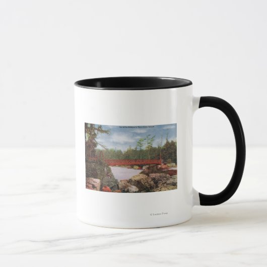 Mug Vue d'un pont vers les îles Trois Soeurs (Droite)