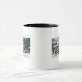 Mug Vue d'un souffle de neige du Rotary dans les monta (Centre)