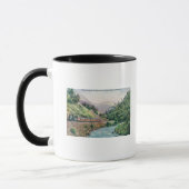 Mug Vue d'un train pour la vallée de Yosemite (Gauche)