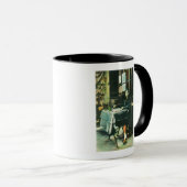 Mug Vue d'un vendeur chinois de Fortune (Devant droit)