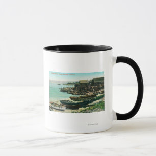 Mug Vue d'un village de pêche chinois
